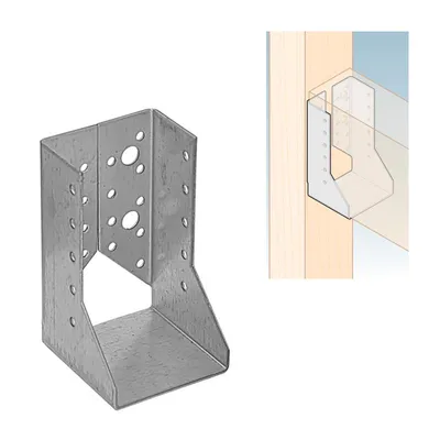 Produktbild von Geschlossener Balkenschuh WBZ 21, 70x125 - Packung mit 1 Stück
