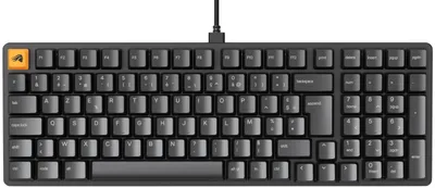 Image de Glorious Gaming GMMK 2 Compact (65 %) – Clavier mécanique de jeu, châssis en aluminium, personnalisable, touches doubleshot, switches Glorious Fox, éclairage RGB par touche, disposition QWERTY anglaise – Blanc