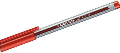 Produktbild von STAEDTLER ball 432 Kugelschreiber transparent - M - 0,5 mm - rot