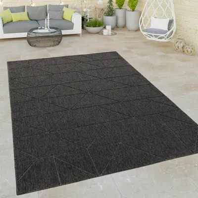 Produktbild von Outdoor Teppich Skandinavisch wetterfest Modern & Pflegeleicht für Innen & Außen Grösse 240x340 cm