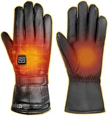 Produktbild von Beheizte Handschuhe Herren Damen, Beheizbare Handschuhe Winterhandschuhe mit Heizung Hand Warmer, Heated Gloves Arthritis Handschuhe für Outdoor Ski Jagd Angeln Skaten