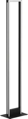 Image de EGLO connect.z Smart-Home LED Lampadaire Salvilanas-Z, Lampadaire à intensité variable, ZigBee, App etvocale Alexa, CCT, Lampadaire en noir