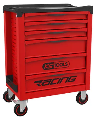 Image de KS TOOLS Servante d'atelier vide RACING, 6 tiroirs - 855.0006