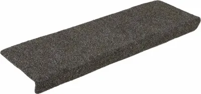 Zdjęcie produktu dla vidaXL Maty pod stopnie samoprzylepne 30 szt. 65x21x4 cm Antracyt Prostokątna krawędź