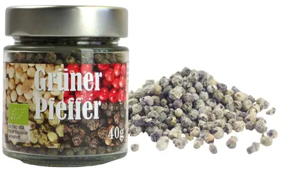 Pfeffer, grün, ganz BIO
