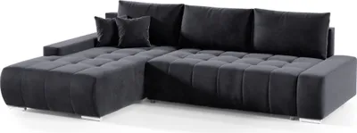 Produktbild von FEDVE Ecksofa Eckcouch DHAKA L Form Sofa mit Schlaffunktion Bettkästen Couch Sofagarnitur Links