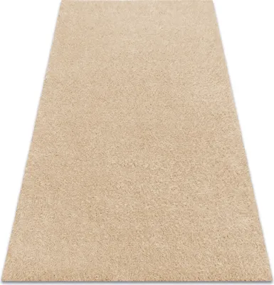 Produktbild von Teppich BUENOS 6652 shaggy schlicht, einfarbig creme beige 80x150 cm