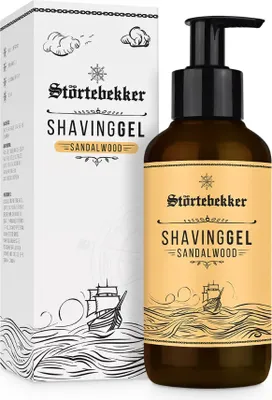 Produktbild von NEU: Störtebekker® Rasiergel (180ml) zur klassischen Rasurvorbereitung - Transparentes Rasier Gel perfekt zur Konturenrasur - Rasiercreme