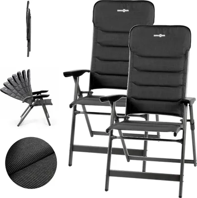 Produktbild von 2er-Set Brunner Phantom Campingstuhl - Camping Faltstuhl für unterwegs - Klappstuhl Kompakt Stuhl Gartenstuhl Angelstuhl Outdoor