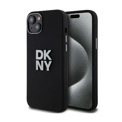 Obrázok produktu pre Etui Dkny Liquid Silicone Metal Logo Na Iphone 15 / 14 / 13 - Čierne