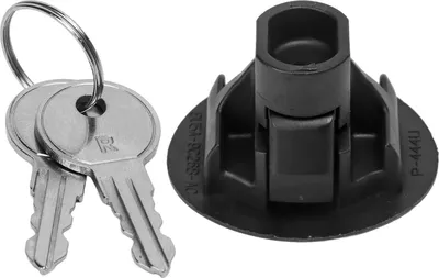 Immagine prodotto di Serratura del tappo del serbatoio del gas 8U5Z9C268B Tappo di copertura con 2 chiavi Sostituzione per Ford Edge Escape Expedition Explorer Fiesta