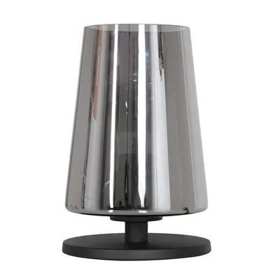 Immagine prodotto di Steinhauer - lampada da tavolo - Ancilla - nero - vetro metallo - Ø 15cm - E27 - 3103ZW