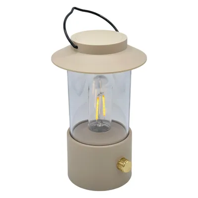 Produktbild von Anna's Collection Tischleuchte sand usb dimmbar Kunststoff Filament LED warmweiß 11,5x24cm
