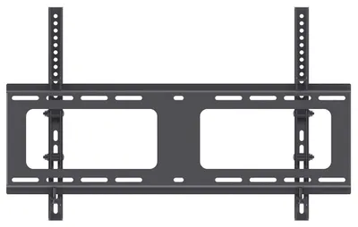 Produktbild von Manhattan Universal TV-Wandhalterung, neigbar und horizontal nachjustierbar, Geeignet für Bildschirme von 37" bis 80"* und bis zu 80 kg, lässt sich auch nach der Montage horizontal justieren, schwarz, 2,03 m (80"), 200 x 200 mm, 600 x 400 mm, -10 - 5°, Stahl, Schwarz
