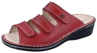 Immagine prodotto di Finn Comfort Pisa, Scarpe da donna, Pelle, Rosso, Scarpa slip-on, Scarpe comode, NUOVO - Scarpe da donna, Scarpa slip-on / Separatore di punta, Rosso, pelle 
