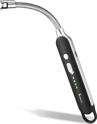 Obrázok produktu pre Elektrický zapaľovač Odolný voči vetru USB dobíjateľný s bezpečnostným zámkom