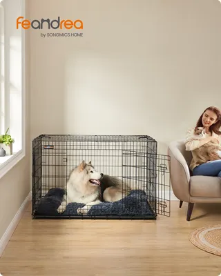 Produktbild von Klec pro psy Feandrea, XXXL, 136 x 79 x 87 cm, skládací, se 2 dvířky