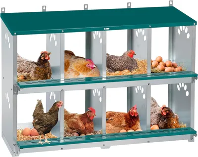 Zdjęcie produktu dla Hühnerlegenest Hühnerstall Legenest Verzinkt Grün