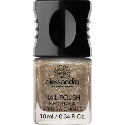 Obrázek produktu pro alessandro 73 Glitter Queen, 10 ml, Glitter Queen, Zbarvení, Neprůhledný, Třpitky, Láhev