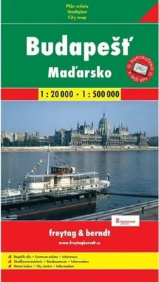 Obrázek produktu pro Maďarsko + Budapešť mapy (1:500 000, 1:20 000)