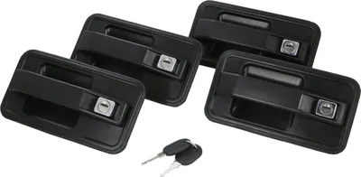 Produktbild von Türgriff 4 Teilig Außen vorne hinten rechts links Schwarz Fiat Ducato 5927756