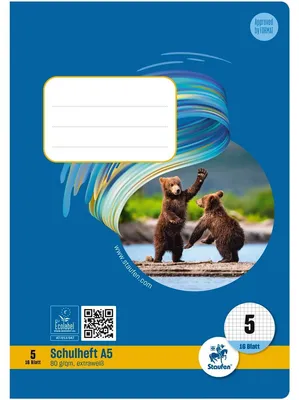 Imagen del producto de Staufen® style 040516005 Heft LIN5 - A5, 16 Blatt, 80 g/qm, kariert