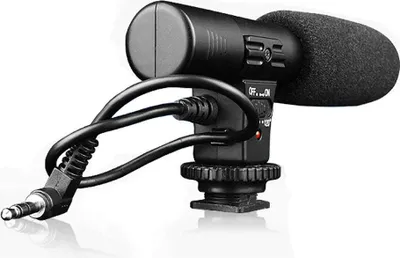 Obrázek produktu pro Mikrofon kamery 3.5mm Digitální nahrávání pro D-SLR Nikon / Canon Camera / DV Camcorder