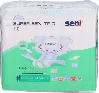 Obrázok produktu pre Seni Super Trio inkontinenčné nohavičky XL 10 ks