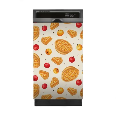 Produktbild von Magnete Dekorative 45x70 cm Küche Magnetmatte Spülmaschine - Apfelkuchen und Äpfel