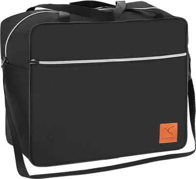 Produktbild von Granori Handgepäck Reisetasche 45x36x20 cm ideal für Flüge mit z.B. easyJet in Schwarz/Silber