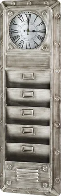 Produktbild von HAKU Wandorganizer Memoboard anthrazit - Glas, Metall, B/H/T: 38x120x8 cm