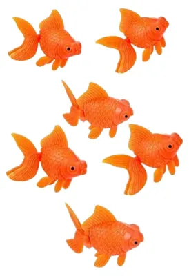 Productafbeelding van Set van 6 Kunstmatige Vissen voor Aquariumdecoratie