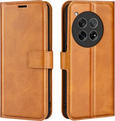 Produktbild von OnePlus 12 Hülle - Coverup Deluxe Klapphülle - Braun