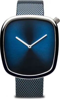 Produktbild von Bering Herrenuhr PEBBLE blau 18040-307