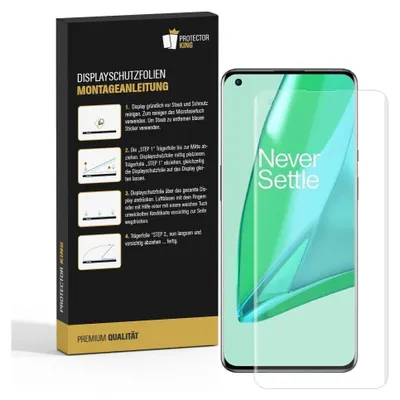 Produktbild von 2x Panzerfolie für OnePlus 9 Pro FULL COVER Displayschutzfolie HD KLAR