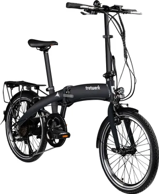 Produktbild von Tretwerk Akimbo E Bike 20 Zoll Klapprad Elektrofahrrad 360Wh 155 - 190 cm black sparkle