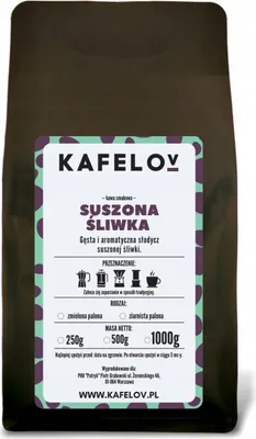 Produktbild von KAFELOV | Kaffeepulver Trockenpflaume 1000G - Aromatisch - 100% Arabica