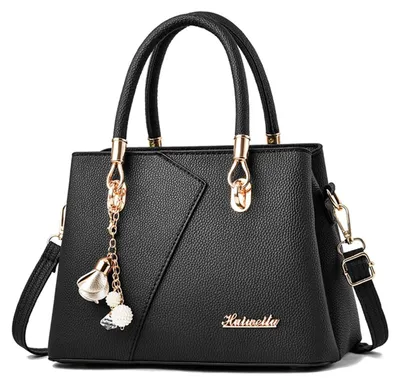 Produktbild von Solidchoice – Damenhandtasche aus Kunstleder mit vielen Fächern und verschiedenen Tragemöglichkeiten
