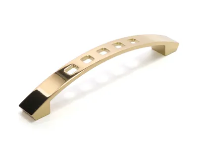 Obrázek produktu pro Rujzdesign nábytková úchytka 321.18 - povrch: zlato, rozteč: 128 mm