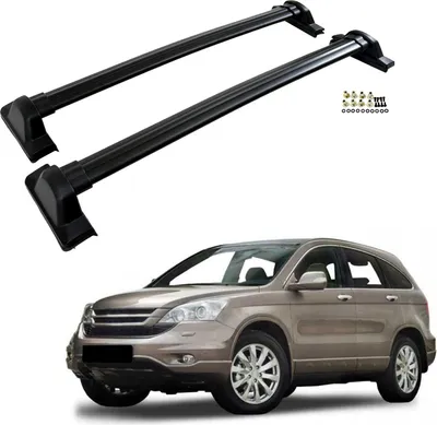 Image de Barres De Toit En Aluminium Pour Honda CR-V 2007-2012, Montage Facile, Porte-Bagages, Haute Résistance