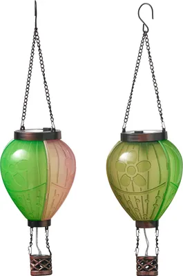 Produktbild von Northpoint LED Solar Laterne Heißluftballon Windlicht Garten Dekoration