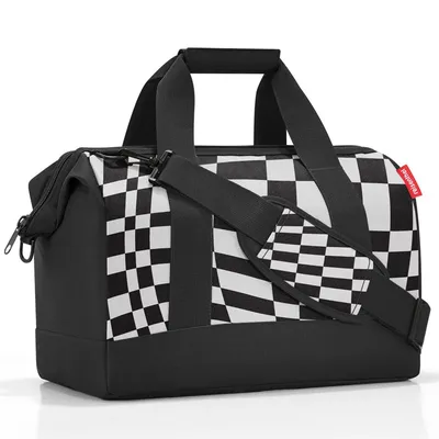 Produktbild von reisenthel allrounder M, Reisetasche, Sporttasche, Schultertasche, Op-Art, 18 L, MS7066