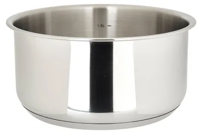 Immagine prodotto di Casseruola in acciaio inox - Ø 18 cm - Adatta a induzione - Senza manico