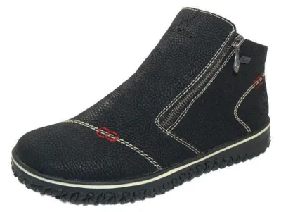 Immagine prodotto di Rieker Wildebuk scarpe donna stivaletti zip nero tempo libero, numero di scarpe: 39 EU