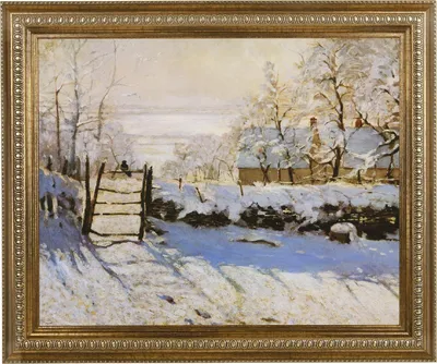 Immagine prodotto di Goebel Wandbild Claude Monnet - Die Elster, Porzellan, Bunt, 49.5 cm, 67075331