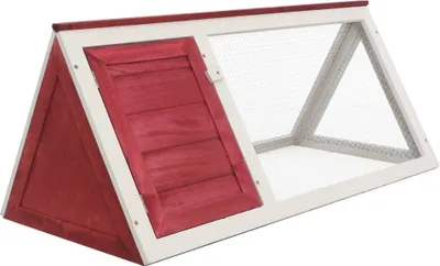Produktbild von Kleintier-/Kaninchenstall Rot Holz