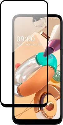 Produktbild von 5D Schutz Glas für LG K51S Curved Panzer Folie Vollständig Klebend und Abdeckung