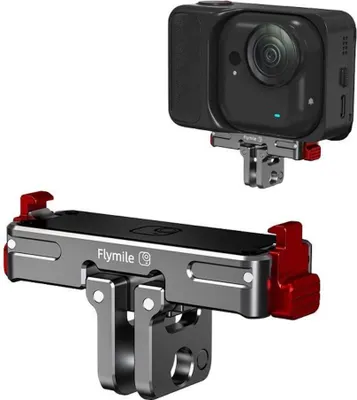 Produktbild von Für Insta360 Go Ultra Magnetischer Quick-Release Adapter aus Aluminium Grau
