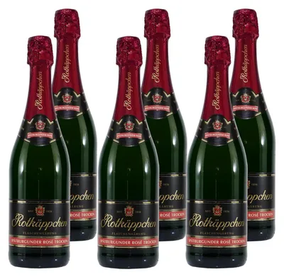 Produktbild von 6 x Rotkäppchen Sekt Spätburgunder Rosé trocken