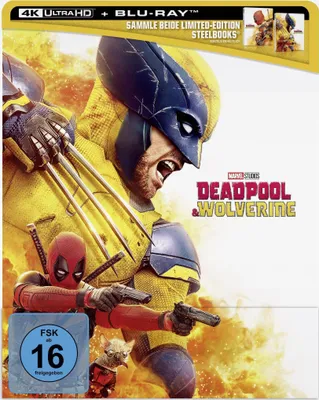 Produktbild von 4K Ultra HD Blu-ray Deadpool - Deadpool & Wolverine - Limited Edition - Steelbook - Wolverine (4K Ultra HD) (+ Blu-ray)